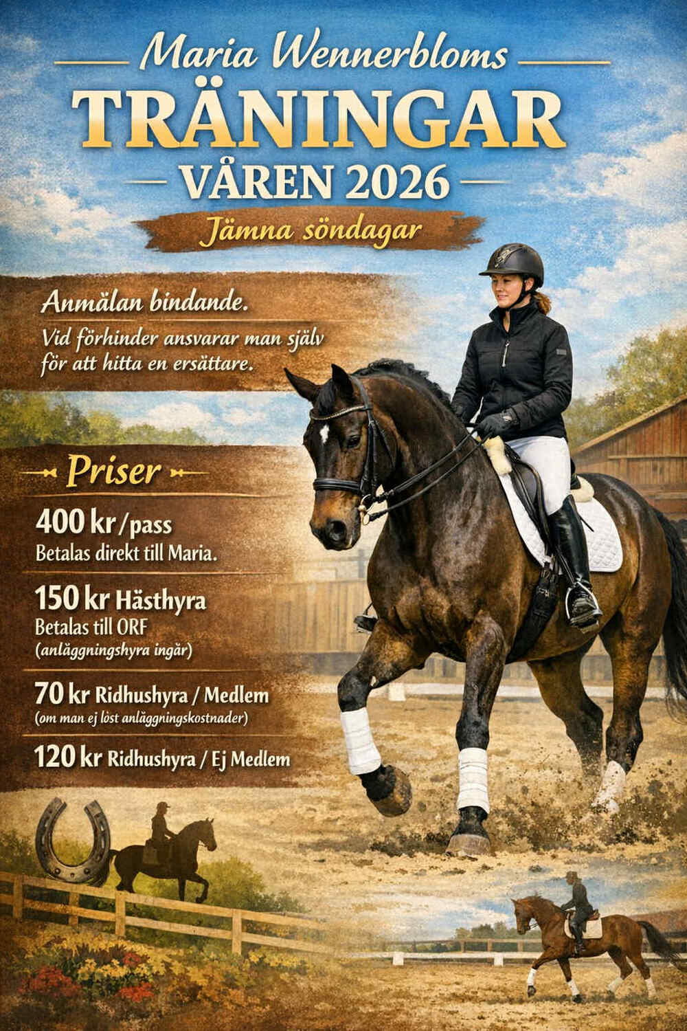 Maria W Träningar 19/4 2026